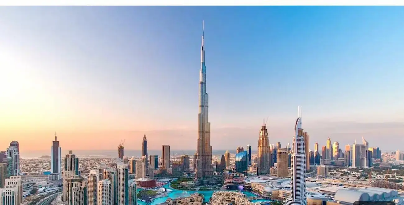 Vibrant attractions of Dubai, UAE.